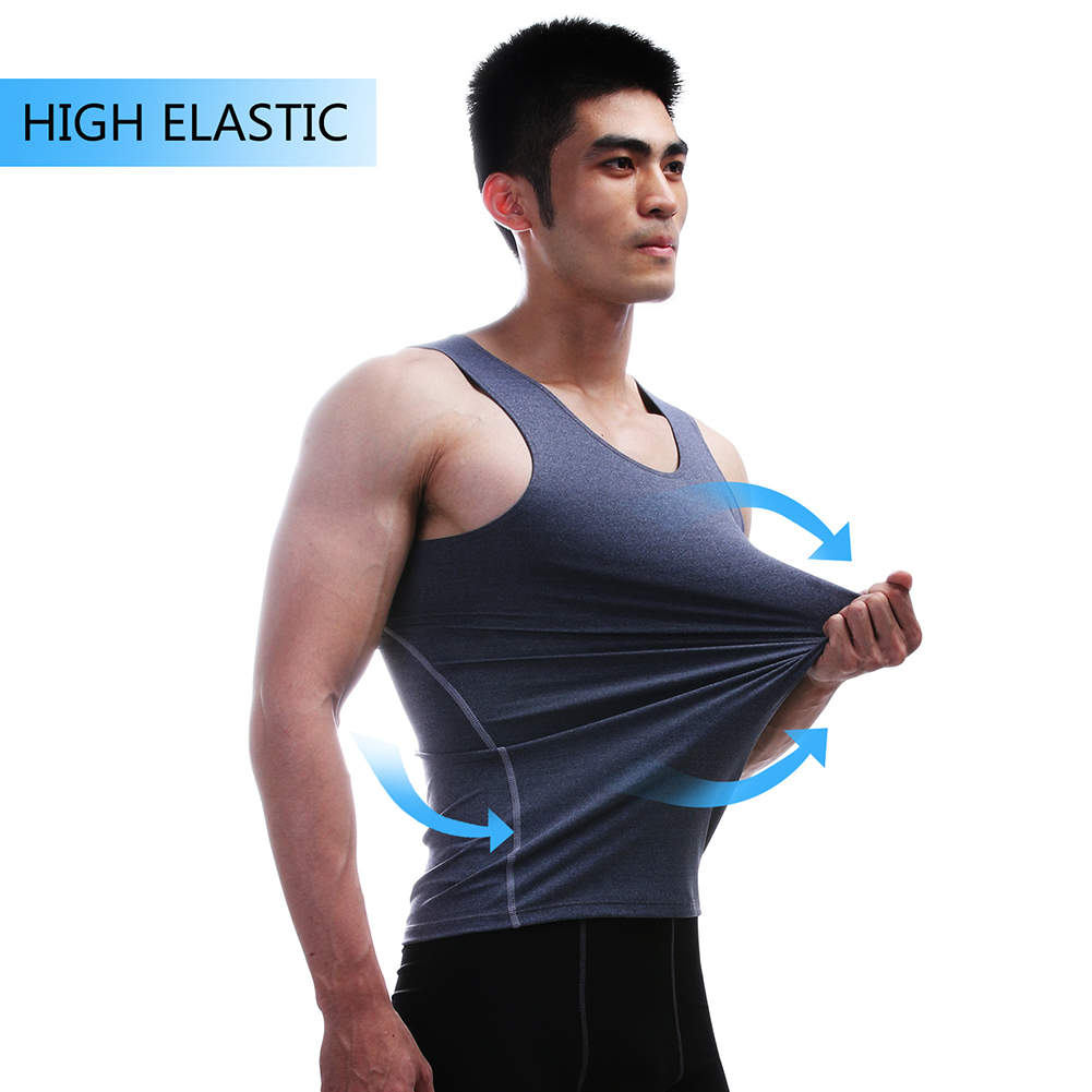 Men's Tank Tops 3Pcs/Pack Summer Men Top Solid Color High Quality Clothing Bodybuilding Vest Compression Under Base La
