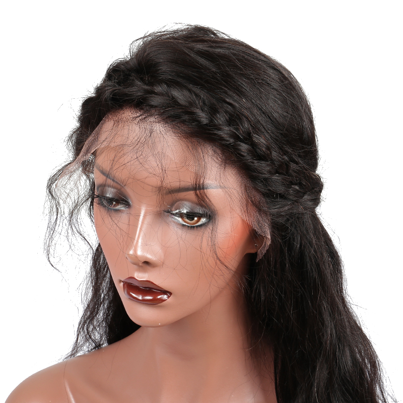 Body Wave Brazilian Remy Hair Full Lace Human Hair Wigs 130 Density 150 Density With Baby Hair Pre-plucked Hairline Bleached Knots