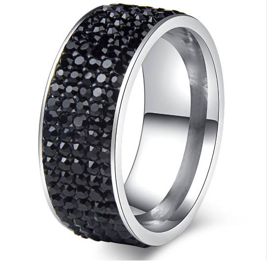 Chanfar 5 Rows Crystal Stainless Steel Ring Women for Elegant Full Finger Love Wedding Engagement Rings Jewelry Men
Chanfar 5 Rows Crystal Stainless Steel Ring Women for Elegant Full Finger Love Wedding Engagement Rings Jewelry Men