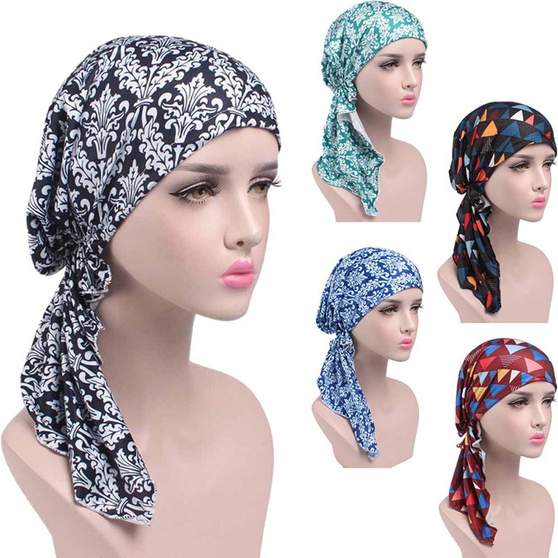 Women Printed Cancer Chemo Cotton Turban Headwear Casual Adjusted Ruffles Bandanas Muslim Headscarf Multicolor 2018 Hot
Women Printed Cancer Chemo Cotton Turban Headwear Casual Adjusted Ruffles Bandanas Muslim Headscarf Multicolor 2018 Hot