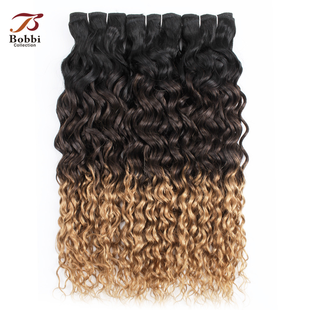 8A Brazilian Ombre blonde Water Wave Hair Weave Bundles 1B/4/27 Three Tone 12-24 inch 3/4 Pieces Remy Human Hair Extensions
8A Brazilian Ombre blonde Water Wave Hair Weave Bundles 1B/4/27 Three Tone 12-24 inch 3/4 Pieces Remy Human Hair Extensions