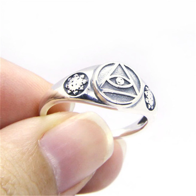 Free Shipping 925 Sterling Silver Eye Of God Ring Fashion Jewelry Size 6-10 Lady Girls Hip-Hop Style Eye Ring
Free Shipping 925 Sterling Silver Eye Of God Ring Fashion Jewelry Size 6-10 Lady Girls Hip-Hop Style Eye Ring