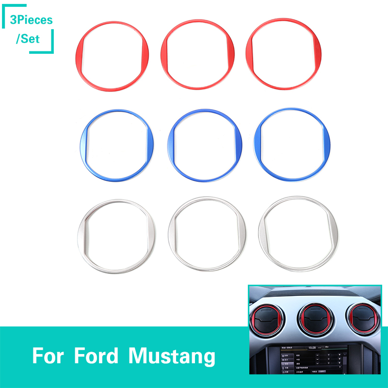 Car Dashboard Central Vent Decoration Circle Ring Aluminum Alloy For Ford Mustang 2015+ Auto Interior Accessories
Car Dashboard Central Vent Decoration Circle Ring Aluminum Alloy For Ford Mustang 2015+ Auto Interior Accessories