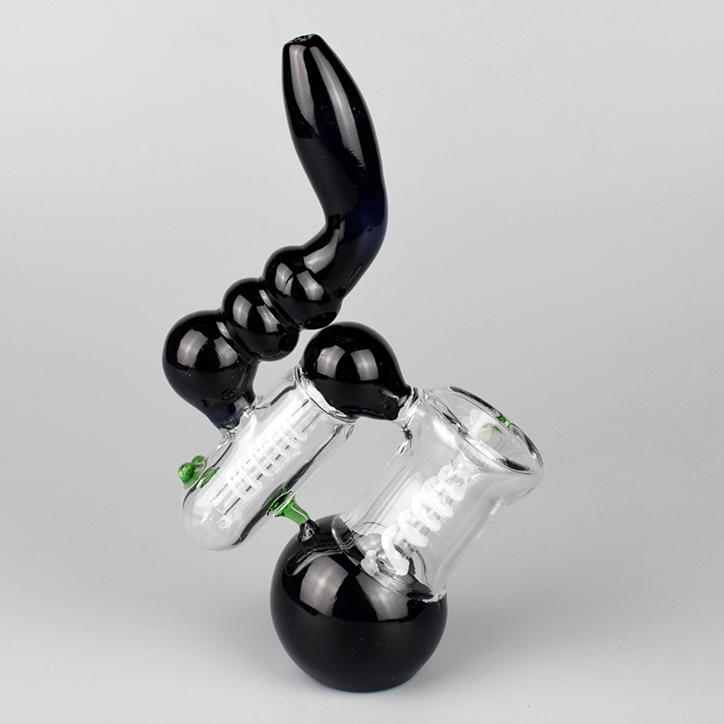 Glass bubbler pipes 8" recycler smoking pipe black color spiral perc glass hand pipe for dry herb smoking
Glass bubbler pipes 8" recycler smoking pipe black color spiral perc glass hand pipe for dry herb smoking