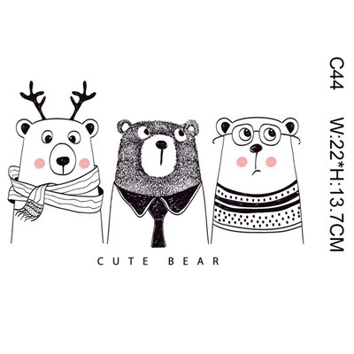 Sewing Notions & Tools Kid Magic Sticker Cartoon Bear Dear Animal DIY Stickers For T Shirt Funny Patches Iron-on Transfers Clothes
Sewing Notions & Tools Kid Magic Sticker Cartoon Bear Dear Animal DIY Stickers For T Shirt Funny Patches Iron-on Transfers Clothes