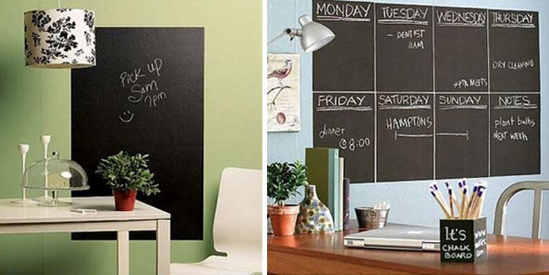 Wallpapers Art Wall Sticker Chalk Board Blackboard Stickers Removable Draw Decor Mural Decals Kids Rooms 40*200cm