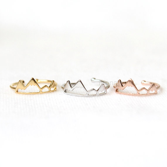 30pcs Gold/Silver Handmade Mountain Peak Ring Mountain Top Ring Mountain Valley Jewelry Gift For Friends
30pcs Gold/Silver Handmade Mountain Peak Ring Mountain Top Ring Mountain Valley Jewelry Gift For Friends