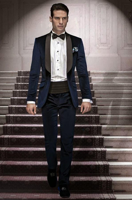 High Quality One Button Navy Blue Velvet Groom Tuxedos Groomsmen Shawl Lapel Best Man Blazer Mens Wedding Suits (Jacket+Pants+Tie) H:755, Same as image
High Quality One Button Navy Blue Velvet Groom Tuxedos Groomsmen Shawl Lapel Best Man Blazer Mens Wedding Suits (Jacket+Pants+Tie) H:755, Same as image