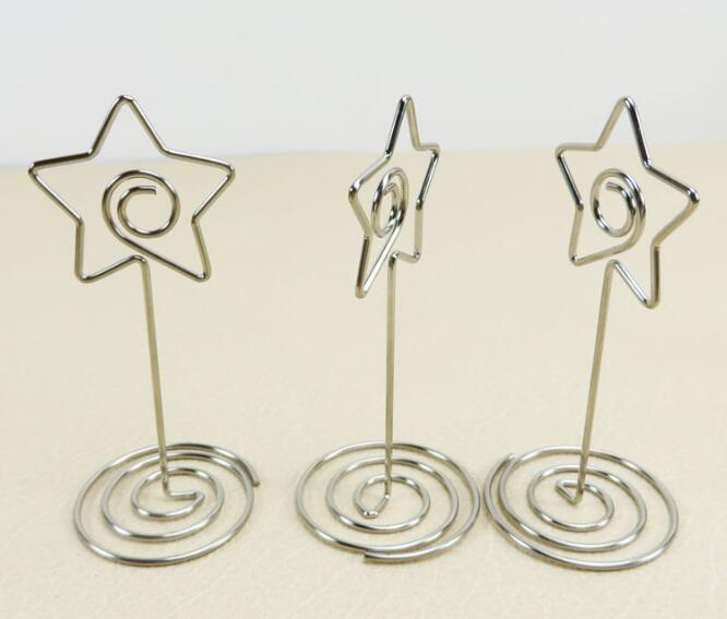 Place Card Holder Wedding Place Card Table Number Holder Photo Memo Holder Number Name Clips Base