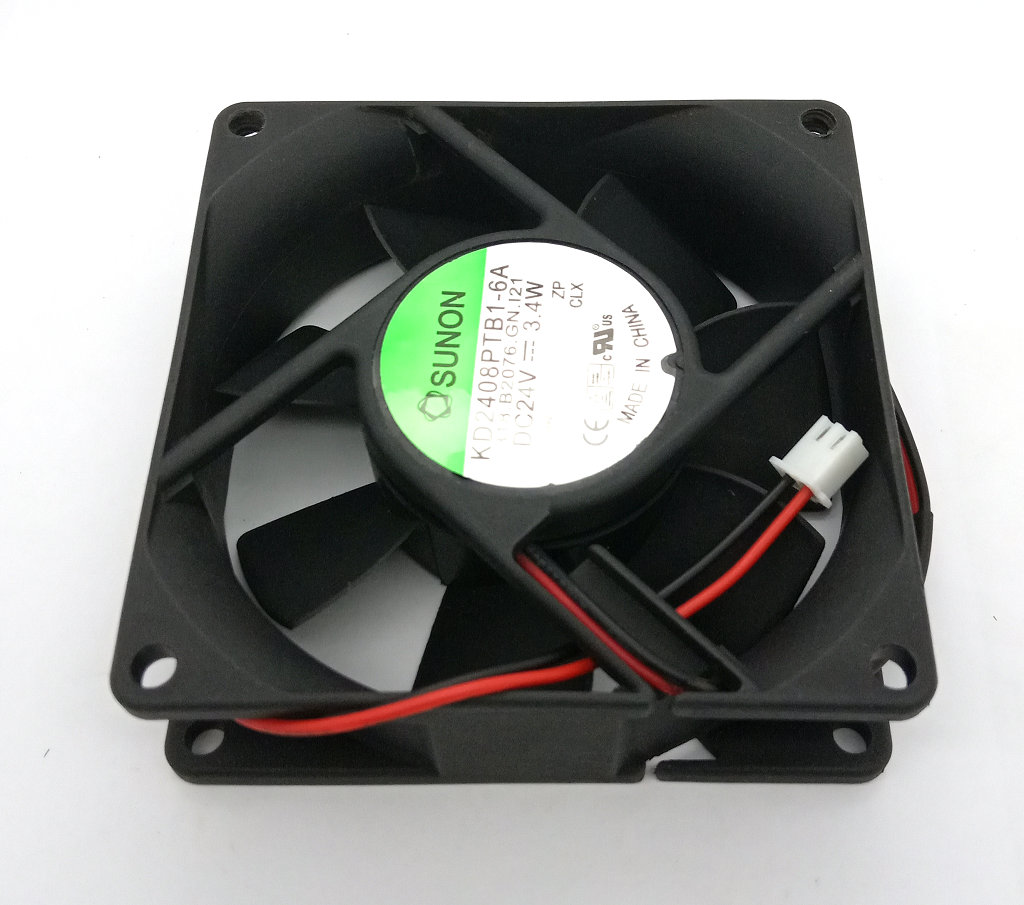Original SUNON KD2408PTB16A DC24V 34W 80x80x25MM 8cm 2Lines Inverter cooling fan
