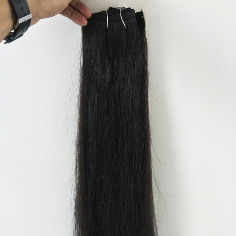 Straight wave hair bundle 3/4PCS Virgin Human Hair Extensions Cheaper Human Hair weft 100g piece