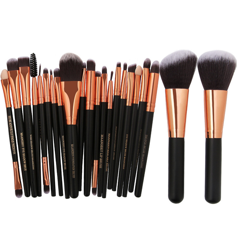 22pcs Makeup Brushes Set Professional Blusher Eyeshadow Powder Foundation Eyebrow Lip Cosmetic Make up Brush kit