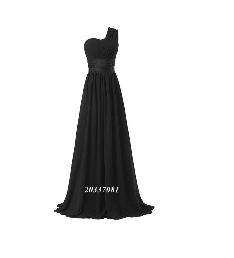 2018 New Sexy Long Chiffon Prom Dresses A Line Appliques Plus Size Floor-Length Formal Evening Homecoming Party Gown QC1168