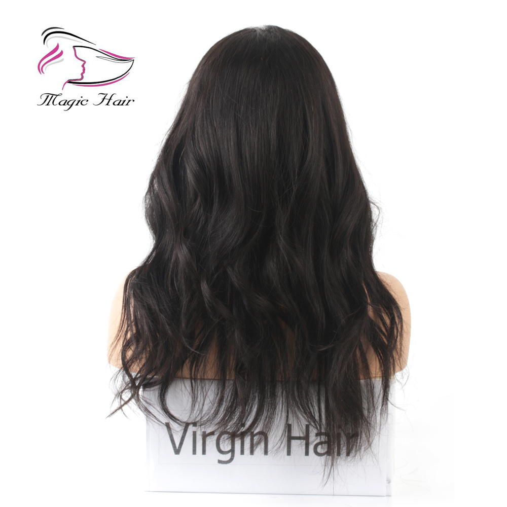 Natural Color Lace Front Human Hair Wigs for Women Wavy Brazilian Indian Peruvian Malaysian Virgin Hair Pre Plucked Hairline
