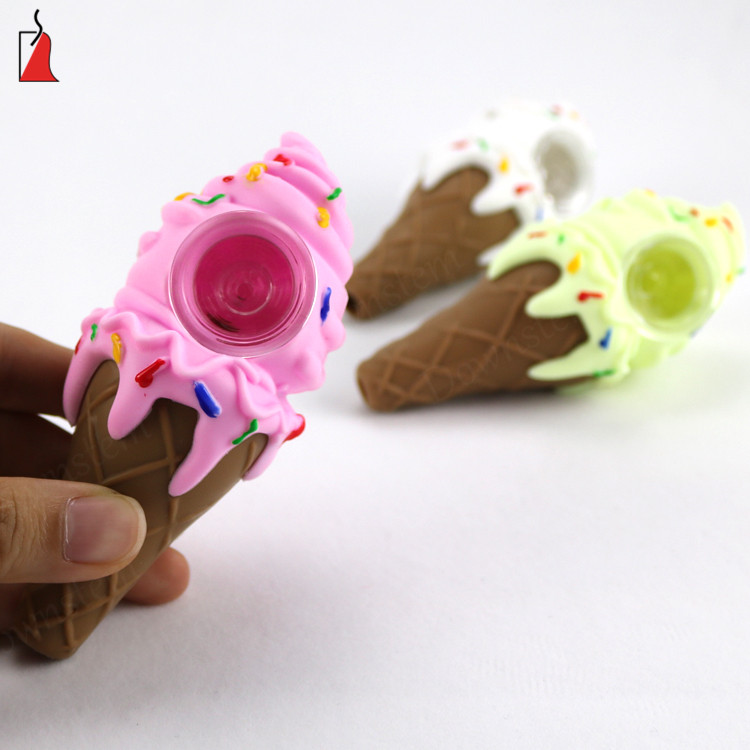 Pyrex oil burner pipe ice cream cone pipes silicone smoking dab rig rubber water bong wholesale
Pyrex oil burner pipe ice cream cone pipes silicone smoking dab rig rubber water bong wholesale