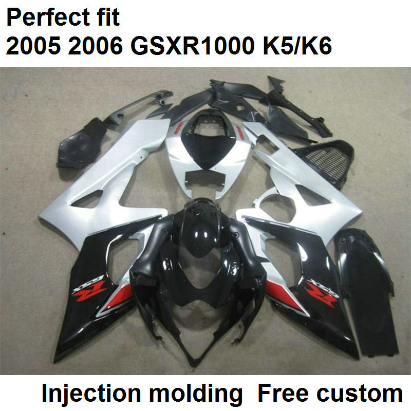 Injection molding fairings for Suzuki GSXR1000 2005 2006 black white motorcycle fairing kit GSXR1000 05 06 GU69, Same as picture
Injection molding fairings for Suzuki GSXR1000 2005 2006 black white motorcycle fairing kit GSXR1000 05 06 GU69, Same as picture