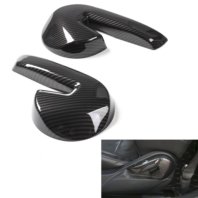 Car Seat Adjusting Handle Decoration Trim Cover For Ford Mustang 2015+ High Quality Auto Interior Accessories
