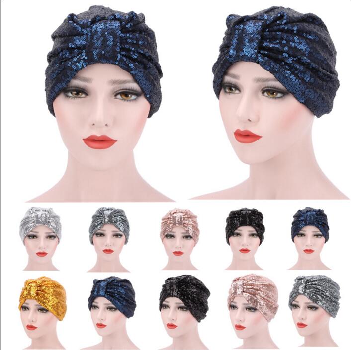 Sequin Turban Caps Glitter Muslim Pop Hats Indian Hat Hijab Fashion Street Headwear Shiny Beanie Headscarf Headwrap Kerchief Headband B4165, As pictures
Sequin Turban Caps Glitter Muslim Pop Hats Indian Hat Hijab Fashion Street Headwear Shiny Beanie Headscarf Headwrap Kerchief Headband B4165, As pictures