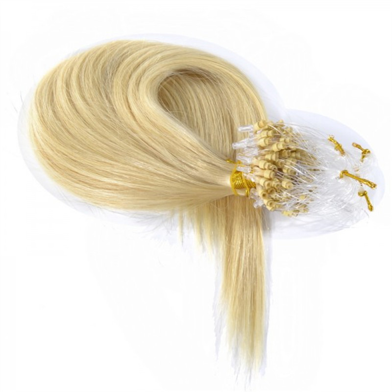 100 human hair straight 6a micro loop hair extensions 0 5g s 200s pack 1624 inch bundles any colors dhl free