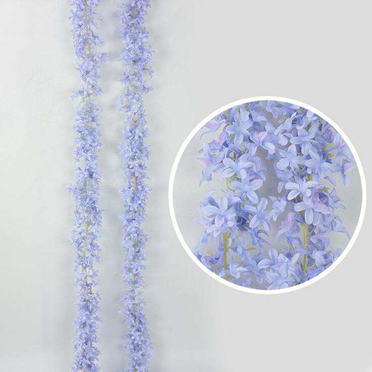 Artificial Flowers Cherry Blossom attificial Lilac flowers Vine beautiful rattan for wedding decotations Encryption flower string AF06