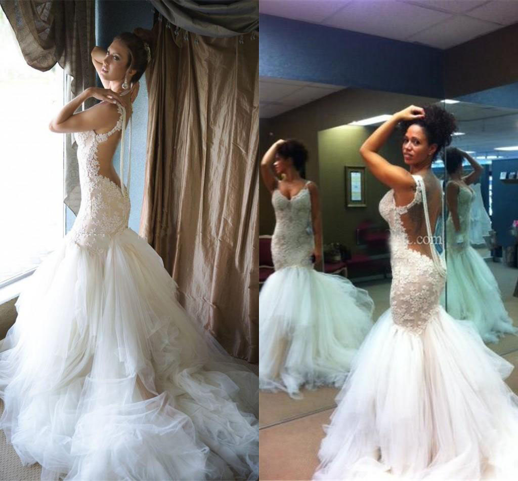 2019 Sexy Backless Mermaid Wedding Dresses Lace Appliques Sweetheart Soft Tulle Skirt Custom Cheap Bridal Gowns Sweep Train, Hunter green
2019 Sexy Backless Mermaid Wedding Dresses Lace Appliques Sweetheart Soft Tulle Skirt Custom Cheap Bridal Gowns Sweep Train, Hunter green