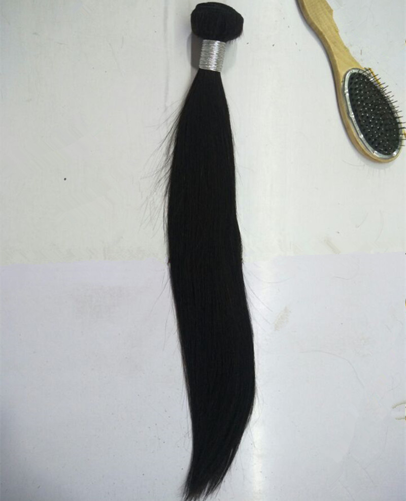 Straight wave hair bundle 3/4PCS Virgin Human Hair Extensions Cheaper Human Hair weft 100g piece