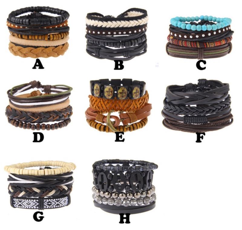 Minimalist Vintage Charm Bracelets DIY Braided PU Leather Multilayer Mix Element Bracelet More Stylist Good Quality
Minimalist Vintage Charm Bracelets DIY Braided PU Leather Multilayer Mix Element Bracelet More Stylist Good Quality