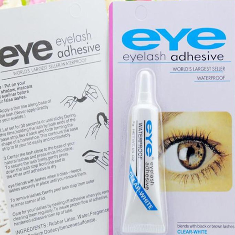 Eye Lash Glue Black White Makeup Adhesive Waterproof False Eyelashes Adhesives Glue White And Black Available
