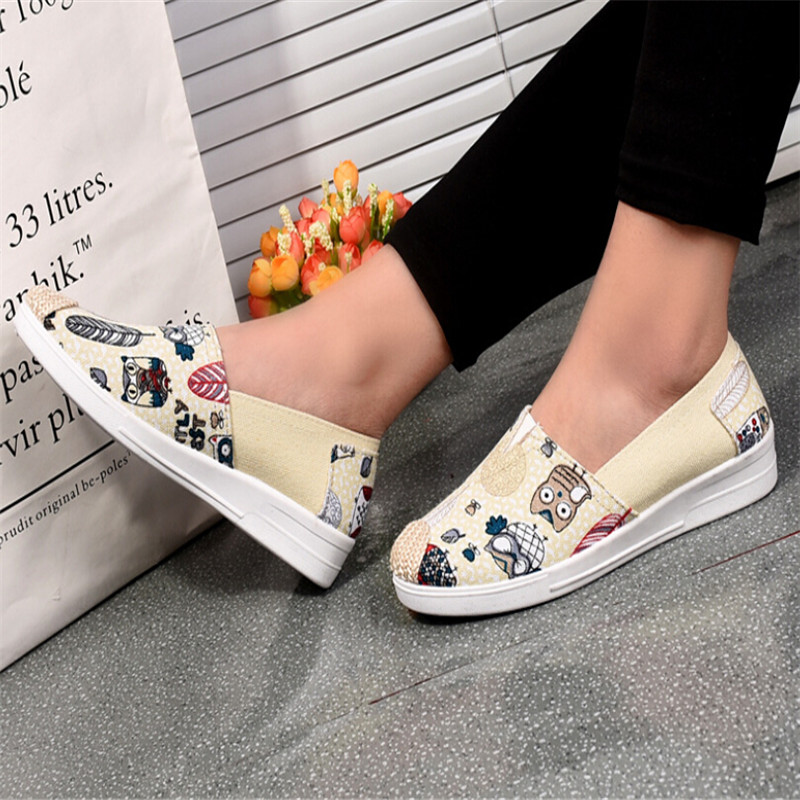 free shipping !!!2018 new grassland leisure national wind totem fashion cloth shoes women's shoes Korean version of a comfortable pedal, Beige 
free shipping !!!2018 new grassland leisure national wind totem fashion cloth shoes women's shoes Korean version of a comfortable pedal, Beige