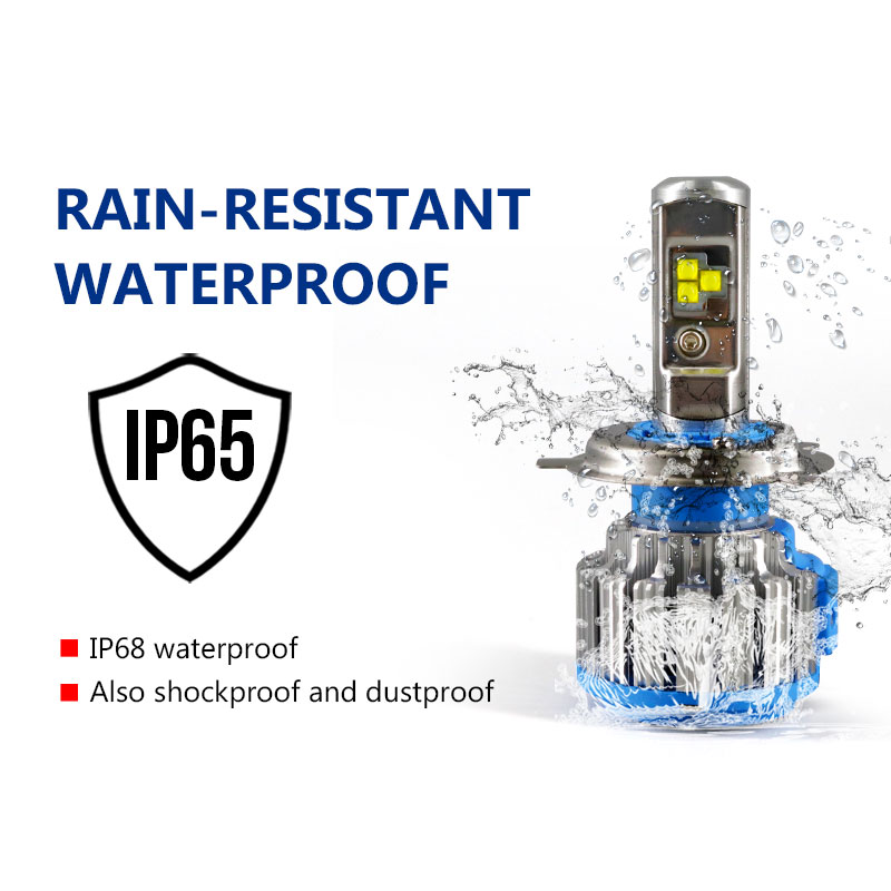 pampsee 2Pcs Plug&Play H8 H9 H11 LED Headlights T1 7000LM Auto SMD Chips 70W 6000K White Automobile Bulbs DRL Fog Light Replacement