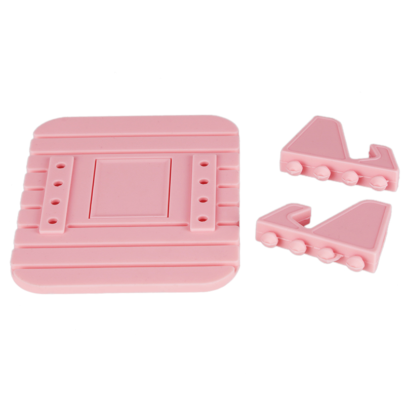 Car Silicone Soft Anti-slip Desktop Mat Holder Stand Bracket for GPS Mobile Phone With Package