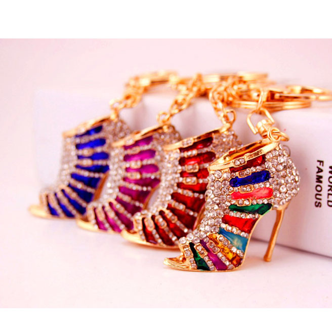 New Design Crystal Lovely High heel Keychain Keyring Bag/Purse Charm gift Real Gold Plated ,Alloy key Chain Key holder
New Design Crystal Lovely High heel Keychain Keyring Bag/Purse Charm gift Real Gold Plated ,Alloy key Chain Key holder