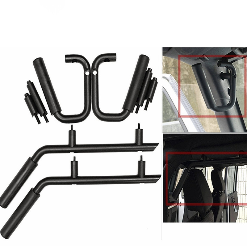 For Jeep Wrangler Red Grab Handle Solid Steel Front & Rear Grabars Kit for 2007-2018 Jeep JK & Wrangler Unlimited 4-Doo
For Jeep Wrangler Red Grab Handle Solid Steel Front & Rear Grabars Kit for 2007-2018 Jeep JK & Wrangler Unlimited 4-Doo