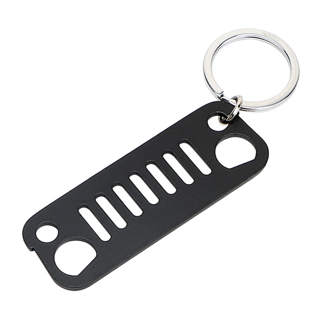Car Key Chain Stainless Steel Hot Selling Auto Keychain High Quality Key Ring Car Accessories for Jeep Grill Keyring, Silver 
Car Key Chain Stainless Steel Hot Selling Auto Keychain High Quality Key Ring Car Accessories for Jeep Grill Keyring, Silver