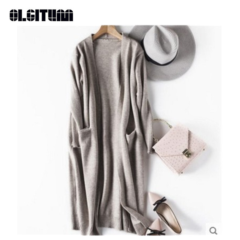 New Fashion 2018 Knitted Cardigan Autumn Winter Style Long Sleeve Loose Thick Knitted Cardigan Female Sweaters Long Coat SW791, Dark gray
New Fashion 2018 Knitted Cardigan Autumn Winter Style Long Sleeve Loose Thick Knitted Cardigan Female Sweaters Long Coat SW791, Dark gray