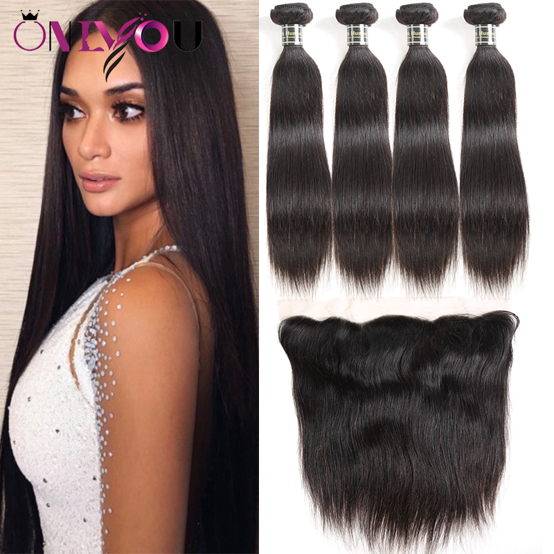 Top 9a Grade Unprocessed Mink Brazilian Virgin Human Hair Extensions 4 Hair Bundles with Lace Frontal Closure Straight Hair Weaves Closure
Top 9a Grade Unprocessed Mink Brazilian Virgin Human Hair Extensions 4 Hair Bundles with Lace Frontal Closure Straight Hair Weaves Closure