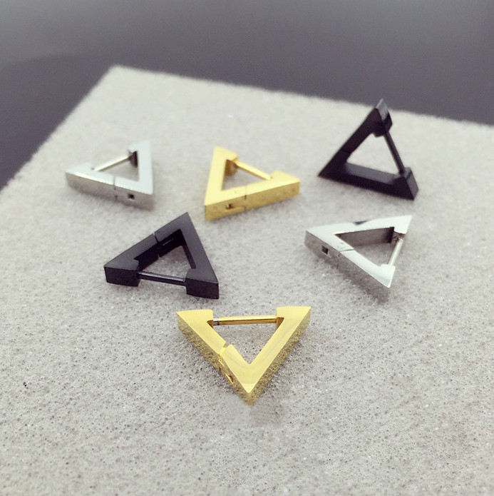 Fashion New Hoop Earring Heart Triangle Stainless Steel Ear Stud Men Women Body Piercing Jewelry Punk
Fashion New Hoop Earring Heart Triangle Stainless Steel Ear Stud Men Women Body Piercing Jewelry Punk