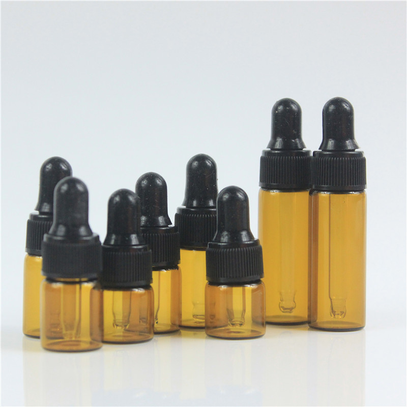 100pcs/lot Empty 1ml 2ml 3ml 5ml essential oils bottle with dropper Amber Glass Dropper bottle Mini essential Oil
100pcs/lot Empty 1ml 2ml 3ml 5ml essential oils bottle with dropper Amber Glass Dropper bottle Mini essential Oil