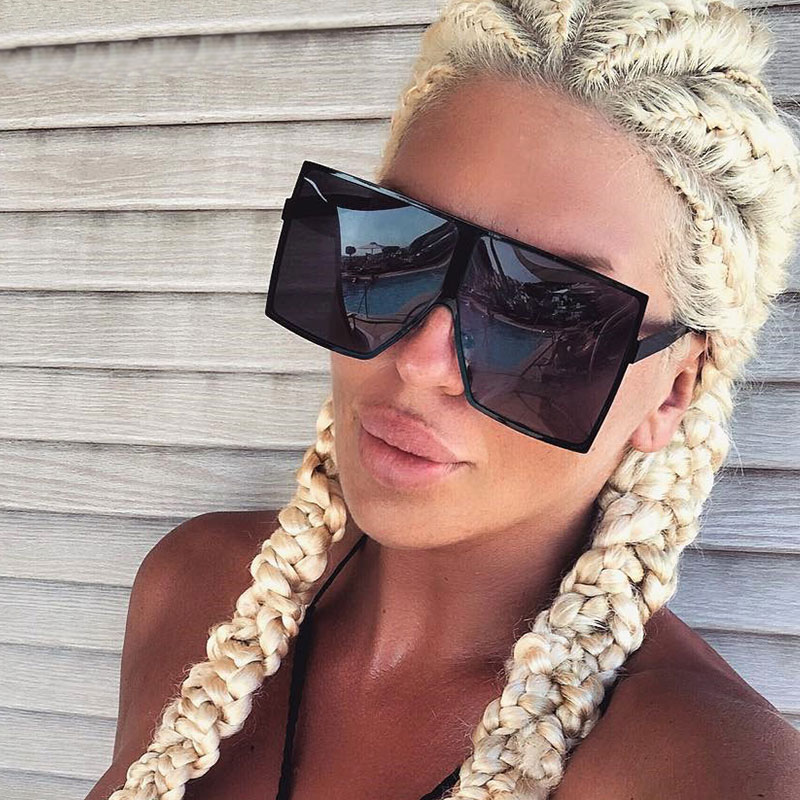 Oversized Sunglasses Women Square Sun Glasses Brown Black Pink Lens Shades UV400 Ladies Goggles
Oversized Sunglasses Women Square Sun Glasses Brown Black Pink Lens Shades UV400 Ladies Goggles