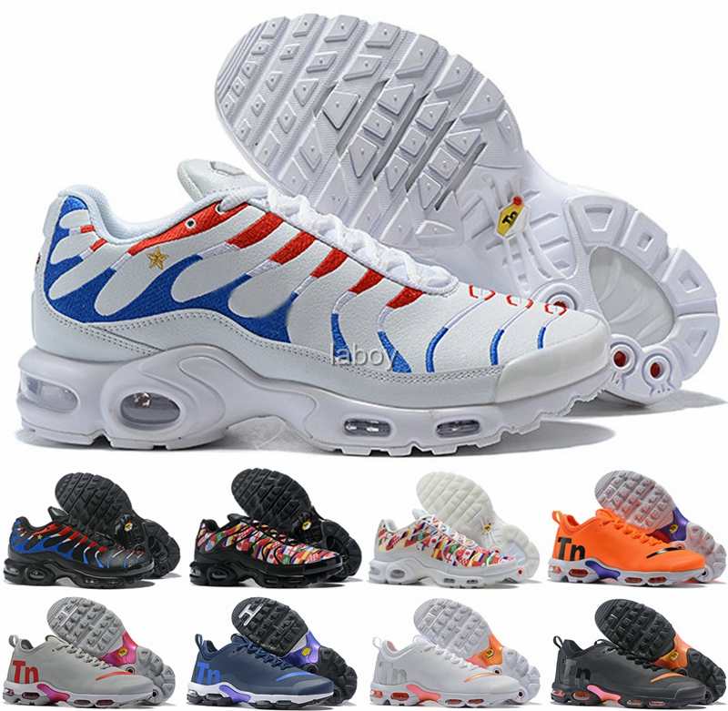 New Mercurial Tn Plus SE 2 World Cup International Flag France Running Shoes Tns Mens Womens NIC QS Air Orange Sports off Sneakers
New Mercurial Tn Plus SE 2 World Cup International Flag France Running Shoes Tns Mens Womens NIC QS Air Orange Sports off Sneakers