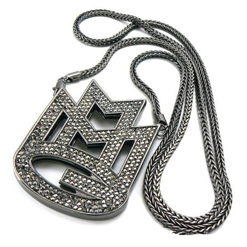 CARA new ICED out MAYBACH MUSIC GROUP MMG Pendant 36 Franco chain maxi necklace hip hop necklace EMEN039S chokers neckla257K3