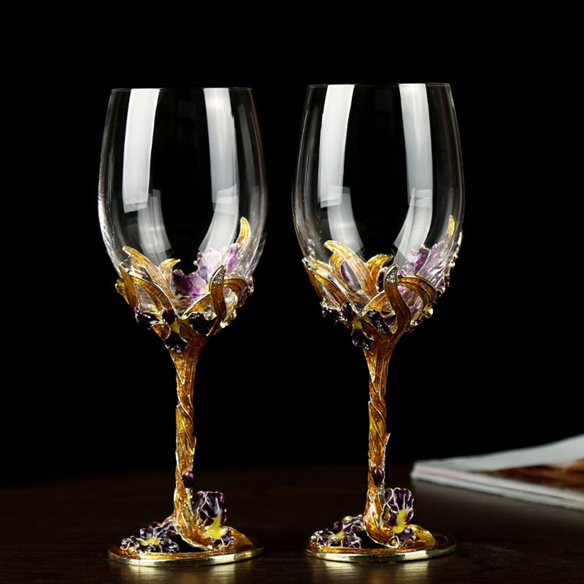GFHGSD High-grade Crystal Champagne Flutes Stand Metal with Enamel Creative Style Goblet Glass Wedding Birthday Gifts LK1015
GFHGSD High-grade Crystal Champagne Flutes Stand Metal with Enamel Creative Style Goblet Glass Wedding Birthday Gifts LK1015