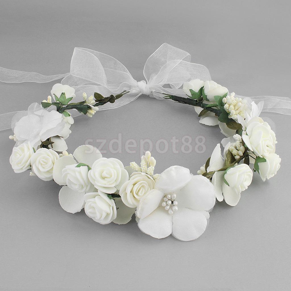 Boho Girl Floral Crown Flower Headband Hair Garland Wedding Headpiece White/Pink/Coffee
Boho Girl Floral Crown Flower Headband Hair Garland Wedding Headpiece White/Pink/Coffee