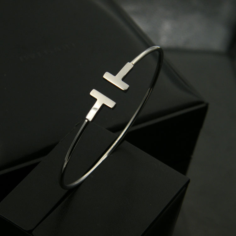 Tou Toso Luxury Stainless Steel open cuff double T shaped bangle gold silver rose gold quality Fashion women Jewelry bracelets Pulsera mujer
Tou Toso Luxury Stainless Steel open cuff double T shaped bangle gold silver rose gold quality Fashion women Jewelry bracelets Pulsera mujer