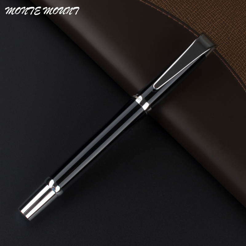 MONTE MOUNT High Quality Office School Stationery Black silver clip roller ball pen, As pic
MONTE MOUNT High Quality Office School Stationery Black silver clip roller ball pen, As pic