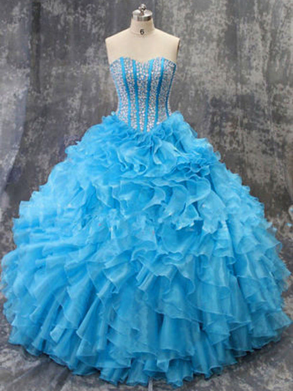 fashion sweetheart beading ball gown quinceanera dress with sequines organza sweet 16 dress vestido debutante gowns bq146