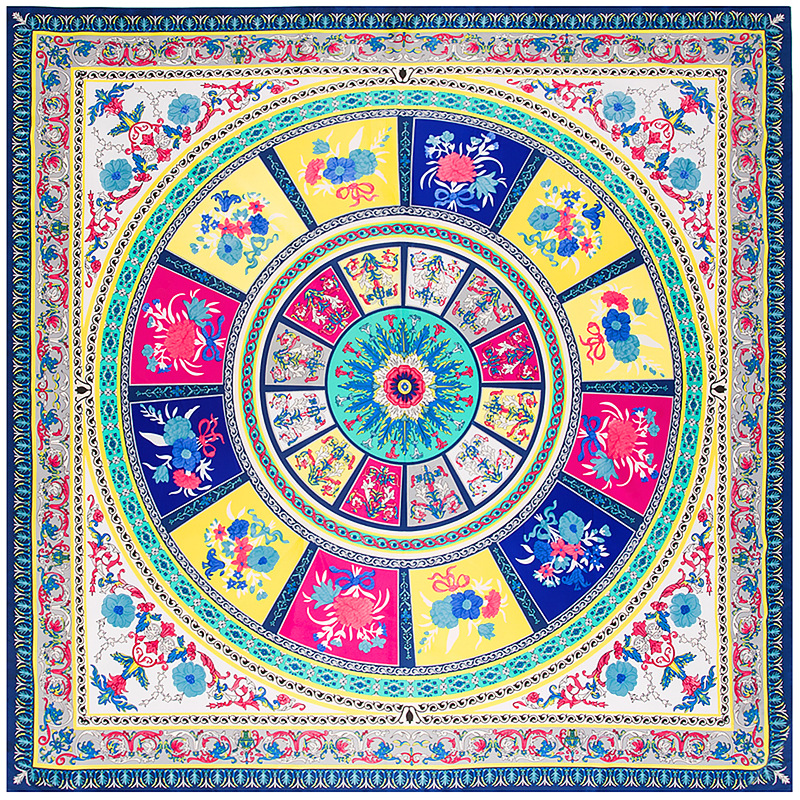 High Qualtiy Size 130x130cm 100% Twill Silk Scarf Euro Brand French designer package Pattern Printed Women Gift Silk Scarves A-550
High Qualtiy Size 130x130cm 100% Twill Silk Scarf Euro Brand French designer package Pattern Printed Women Gift Silk Scarves A-550