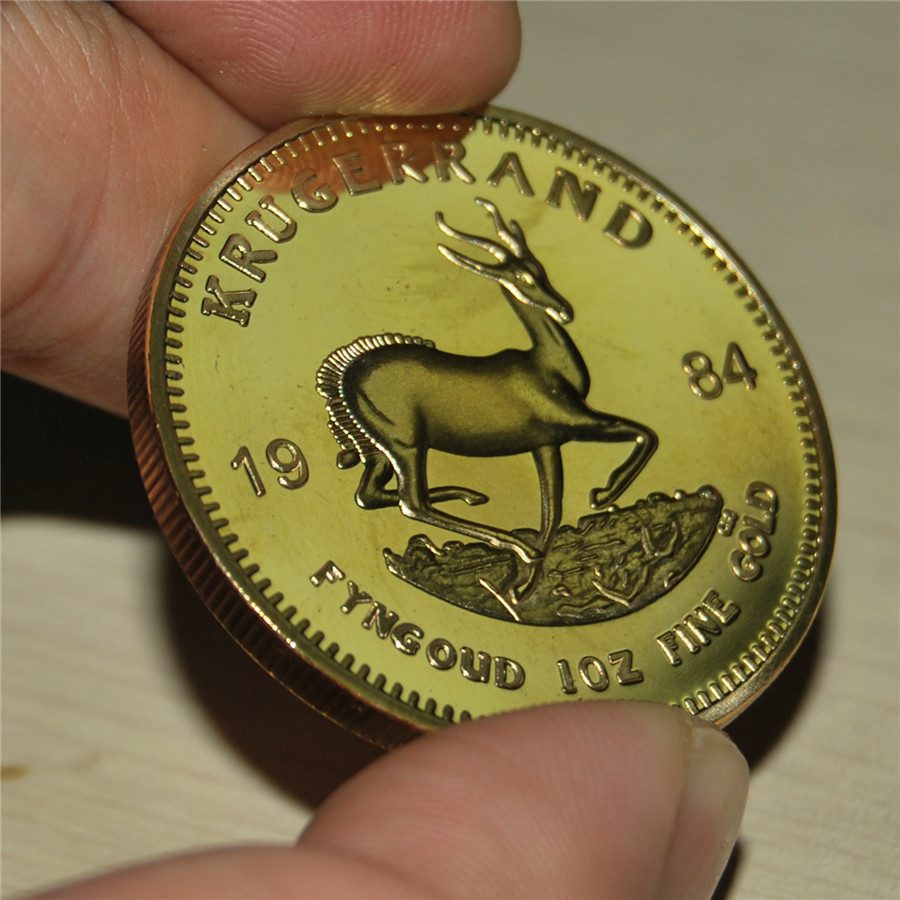 Free Shipping 5pcs/lot, 1984 South African Krugerrand bullion Gold 1 oz Coin - Great Collection
Free Shipping 5pcs/lot, 1984 South African Krugerrand bullion Gold 1 oz Coin - Great Collection