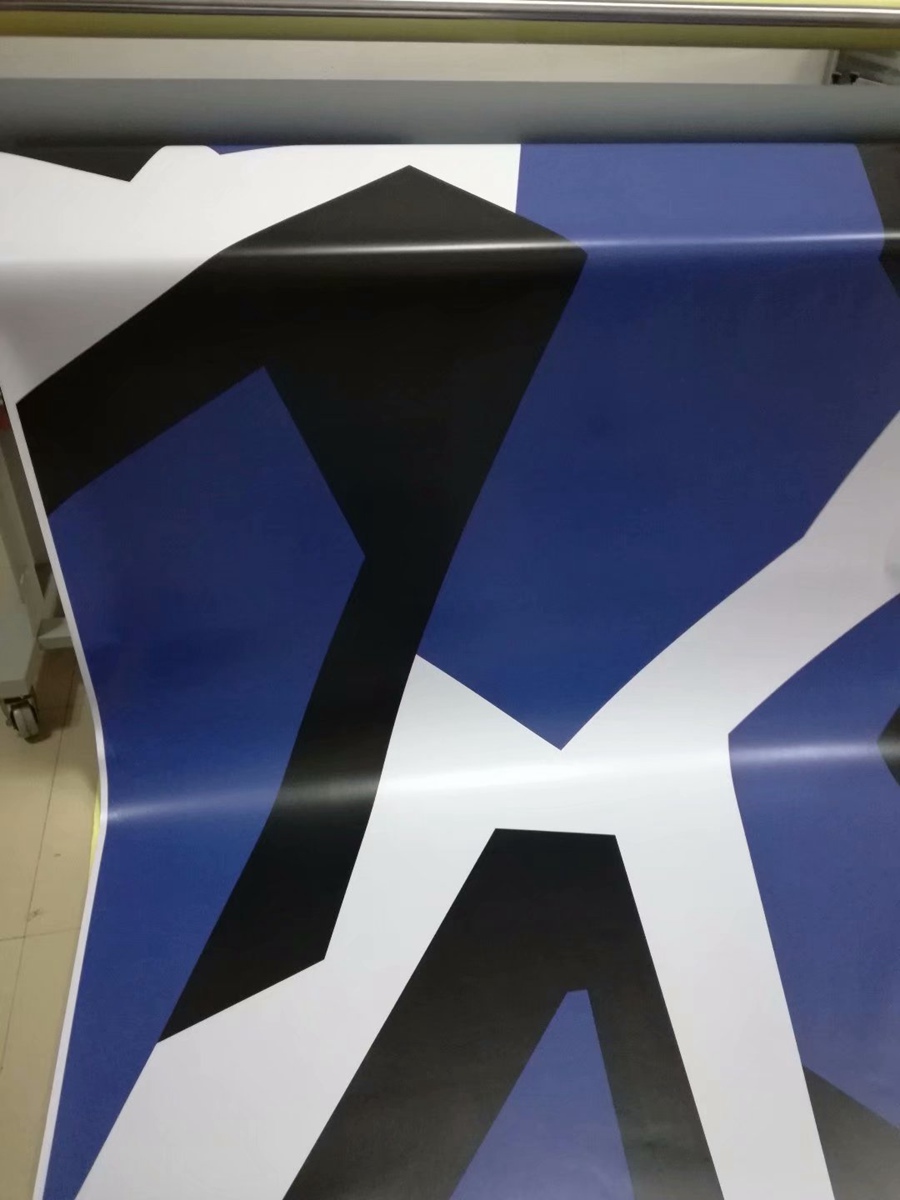 Large blue pxiel style Camo Vinyl Car Wrap With air bubble Free Snow Camouflage Graphics Car Sticker FOR HONDA BMW AUDI etc 1.52x30m/ 5x98ft