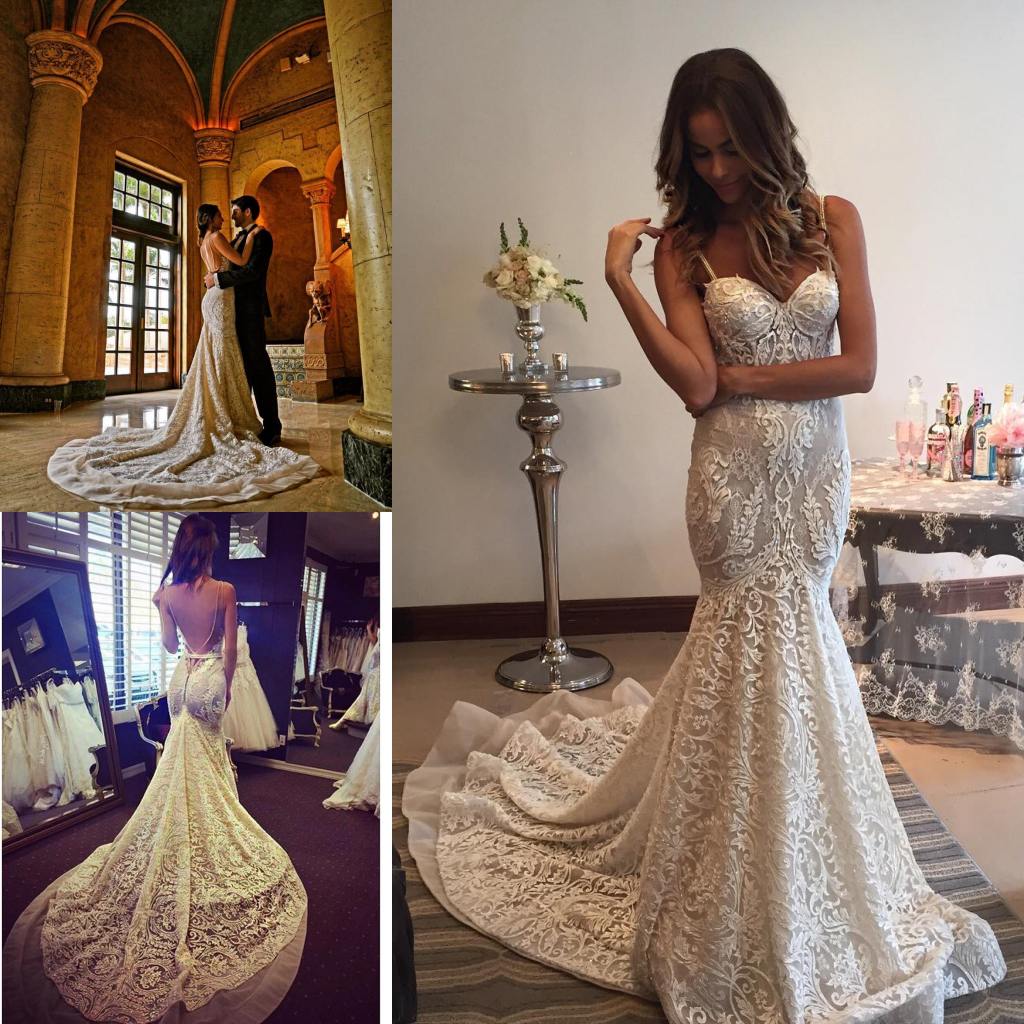 Amazing Mermaid Lace Backless Wedding Dresses Spaghetti Straps Boho Trumpet Bridal Gowns Beaded Plus Size Bohemian Vestido De Novia, Champagne
Amazing Mermaid Lace Backless Wedding Dresses Spaghetti Straps Boho Trumpet Bridal Gowns Beaded Plus Size Bohemian Vestido De Novia, Champagne